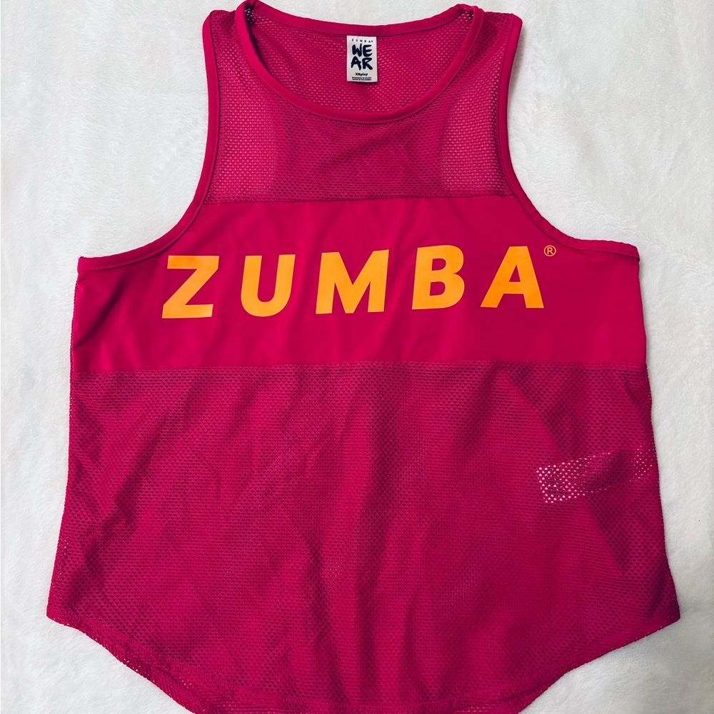 Zumba Pink and Orange Tank Top
